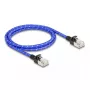 Cable de red DeLOCK RJ45 Cat.6A 1 m azul