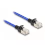 Cable de red DeLOCK RJ45 2 m Cat6A U/FTP azul