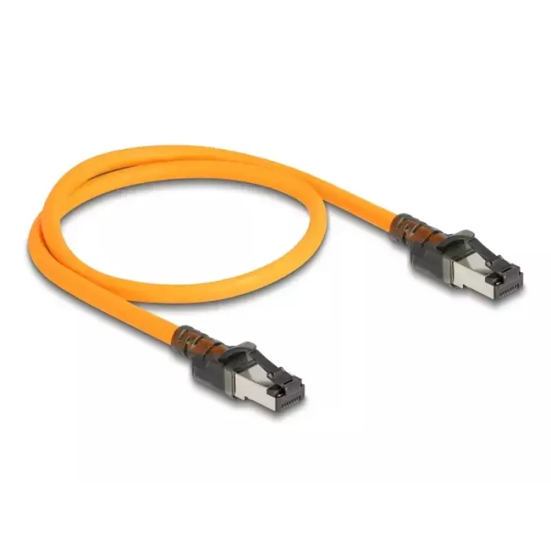 Cable de red DeLOCK RJ45 Self Tracing Cat.6A 1 m naranja