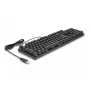 Teclado gaming DeLOCK 12115 USB QWERTZ alemán negro mecánico RGB
