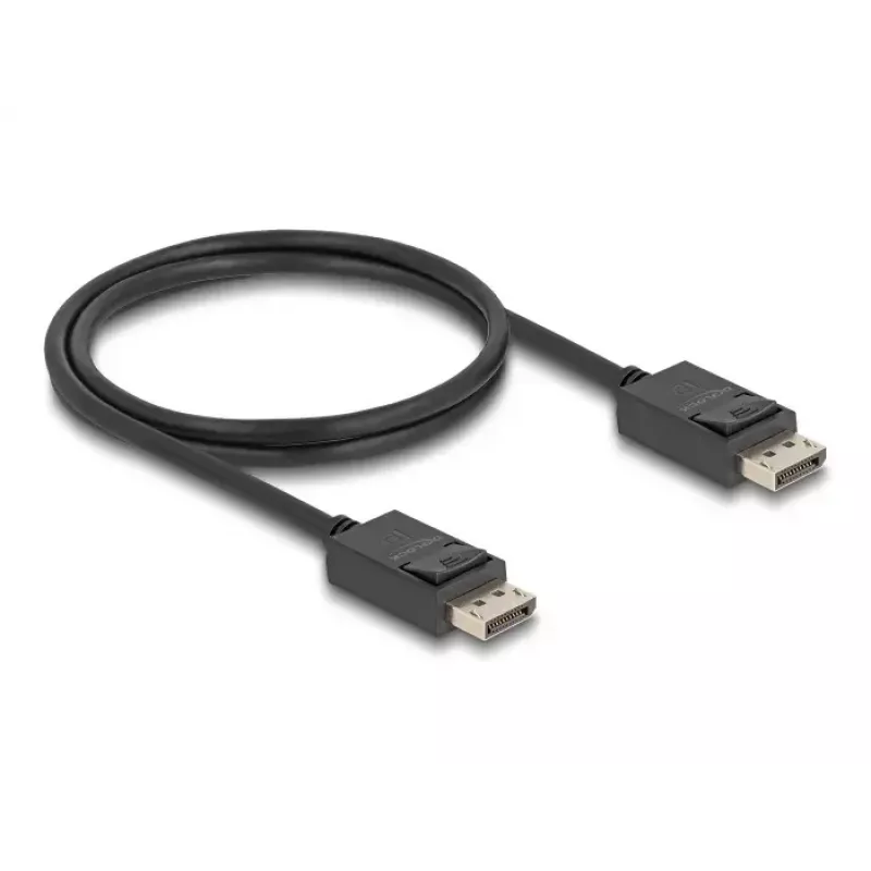 Cable DisplayPort coaxial DeLOCK 80491 16K 60 Hz 80 Gbit/s 1 m