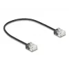 Cable de red DeLOCK RJ45 Cat.6 UTP 0,3 m negro