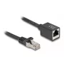 Cable de red DeLOCK 88052 RJ-45 Cat6a 0,5 m negro