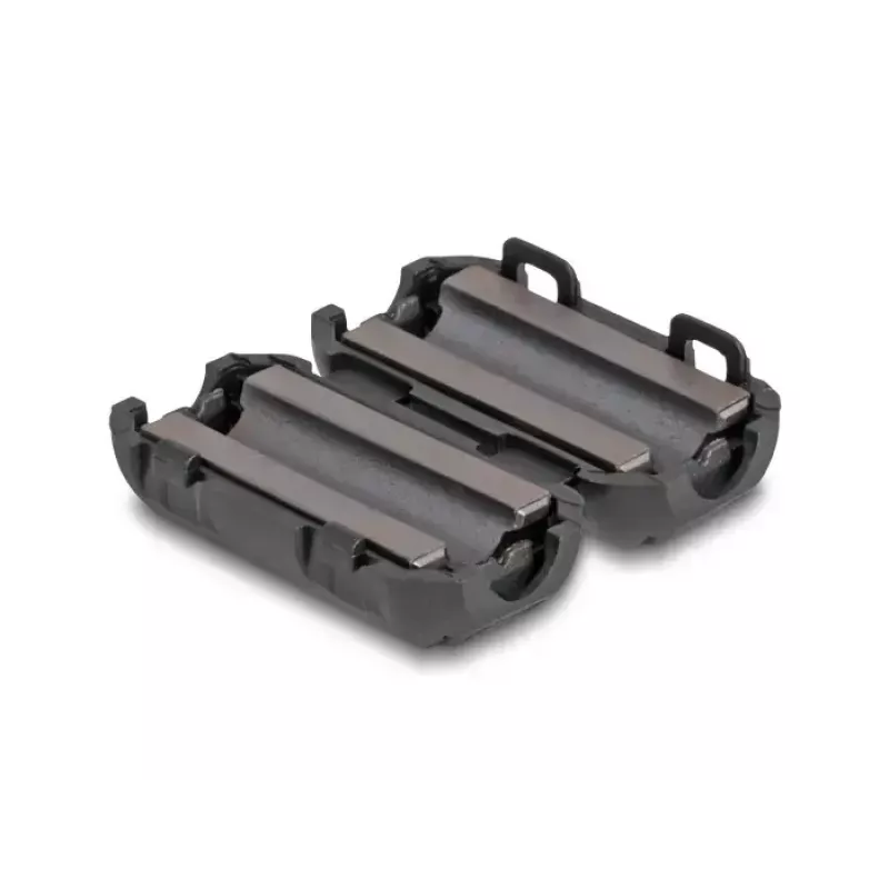 Abrazadera para núcleo de ferrita DELOCK 80944, negro, 25×13×11,5 mm, níquel/plástico/zinc, 2 uds.