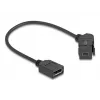 DeLOCK 67155 Cable adaptador de género Mini DisplayPort DisplayPort negro 0,3 m