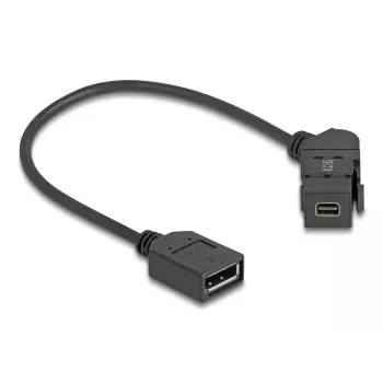 DeLOCK 67155 Cable adaptador de género Mini DisplayPort DisplayPort negro 0,3 m