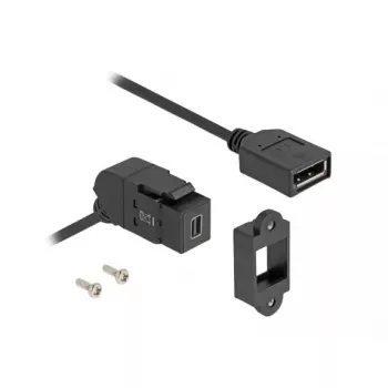DeLOCK 67155 Cable adaptador de género Mini DisplayPort DisplayPort negro 0,3 m
