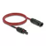 Cable DELOCK 90972 DL4 conector solar macho a hembra 4 mm² 1 m rojo/negro 1000 V DC
