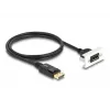 DeLOCK Easy 45 módulo DisplayPort 8K 30 Hz con pigtail 22,5 x 45 mm