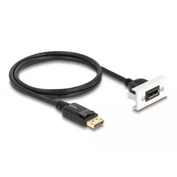 DeLOCK Easy 45 módulo DisplayPort 8K 30 Hz con pigtail 22,5 x 45 mm
