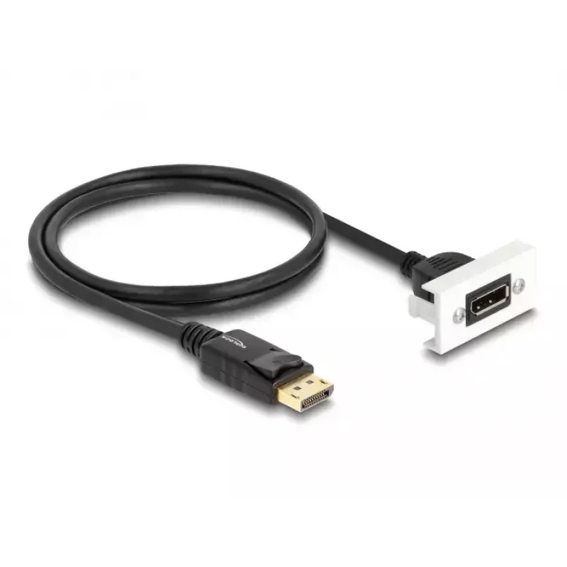 DeLOCK Easy 45 módulo DisplayPort 8K 30 Hz con pigtail 22,5 x 45 mm