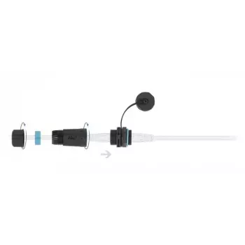Cable de red DeLOCK 86701 RJ45 a RJ45 Cat.6A negro