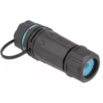 Cable de red DeLOCK 86701 RJ45 a RJ45 Cat.6A negro