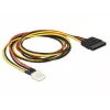 Cable de alimentación SATA DeLOCK 0,6 m 83879