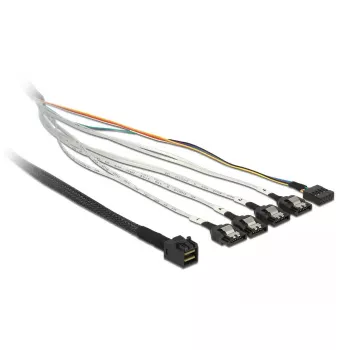 Cable DeLOCK 0,5 m SFF-8643/4 x SATA 7p