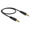 Cable de audio DeLOCK 85695 0,5 m 3,5 mm negro