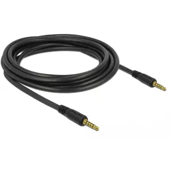 Cable de audio DeLOCK 85698 3 m 3,5 mm negro