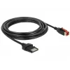 Cable de alimentación DeLOCK 85480 4 m PoweredUSB negro