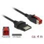 Cable de alimentación DeLOCK 85480 4 m PoweredUSB negro