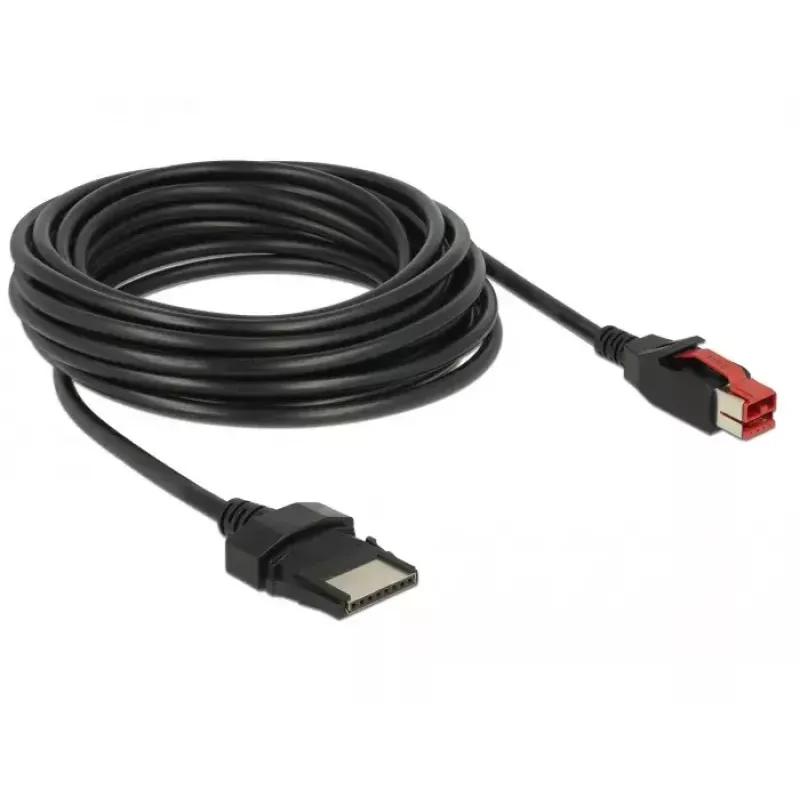 Cable de alimentación DeLOCK 85481 5 m PoweredUSB negro