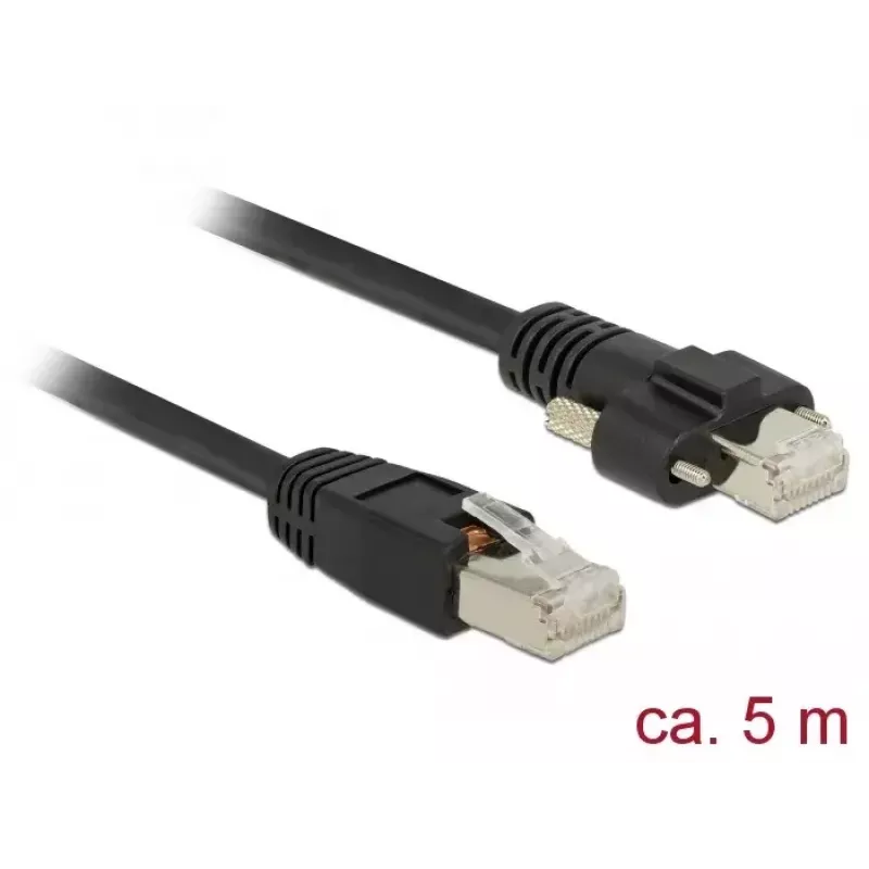 Cable de red DeLOCK 85670 RJ-45 Cat6 5 m negro