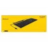 Teclado DeLOCK 12672 Office USB QWERTZ alemán negro