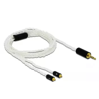 Cable de audio DeLOCK 85848 1,2 m 2,5 mm 2x MMCX blanco