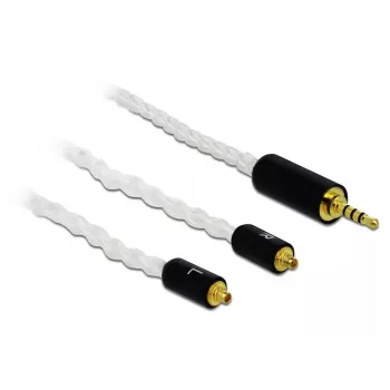 Cable de audio DeLOCK 85848 1,2 m 2,5 mm 2x MMCX blanco