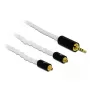 Cable de audio DeLOCK 85848 1,2 m 2,5 mm 2x MMCX blanco
