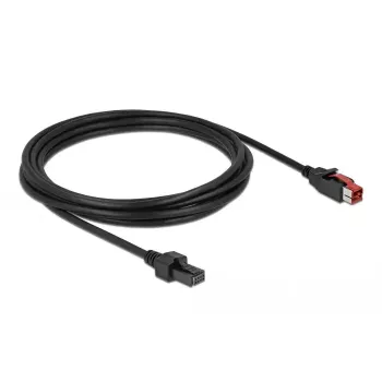 Cable PoweredUSB DeLOCK 85952 24 V 2 x 4 pines macho 3 m