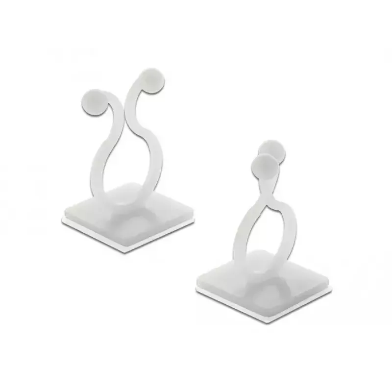 Gancho para cables DeLOCK 60175 natural 10 uds.