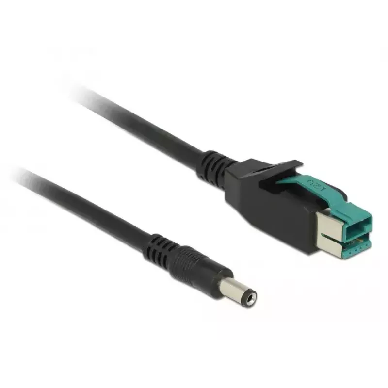 Cable de alimentación DeLOCK 85497 1 m PoweredUSB negro
