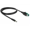 Cable de alimentación DeLOCK 85497 1 m PoweredUSB negro