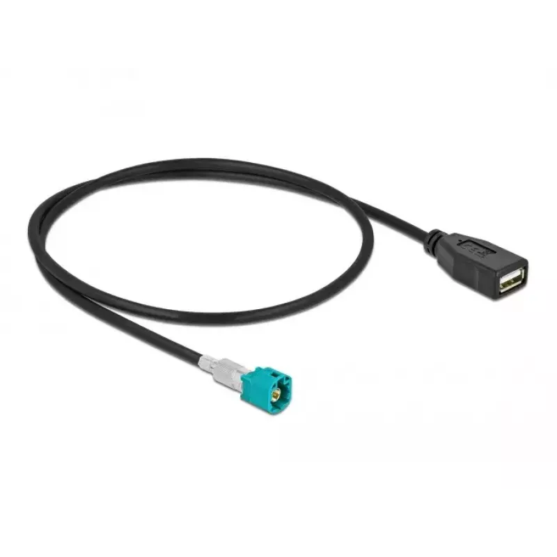 Cable HSD Z conector macho a USB 2.0 Type-A conector hembra 0,5 m DeLOCK