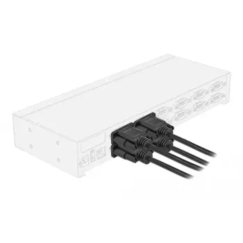 Cable serie DeLOCK 86577 negro 10 m RS-232 Sub-D9