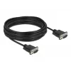 Cable serie DeLOCK 86577 negro 10 m RS-232 Sub-D9