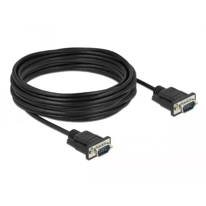 Cable serie DeLOCK 86577 negro 10 m RS-232 Sub-D9