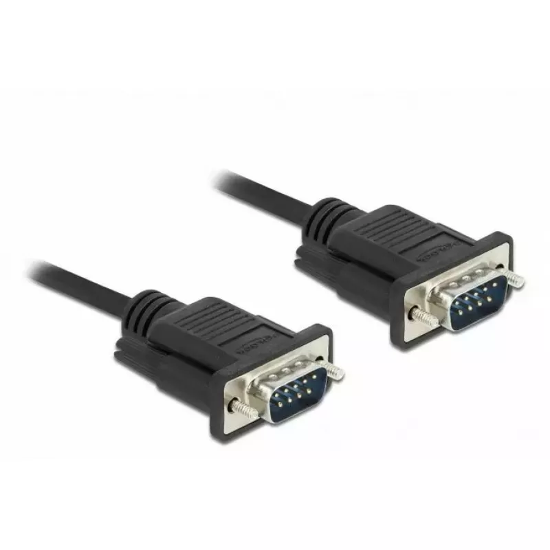Cable serie DeLOCK 86577 negro 10 m RS-232 Sub-D9