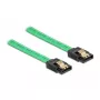 Cable SATA DeLOCK 82069 0,5 m SATA 7 pines verde