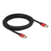 Cable HDMI DeLOCK Ultra High Speed 48 Gbit/s 8K 60 Hz rojo 3 m