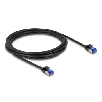 Cable de red DeLOCK RJ45 Cat.6A 3m negro