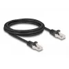 Cable DeLOCK RJ50 macho a RJ50 macho S/FTP 2 m negro
