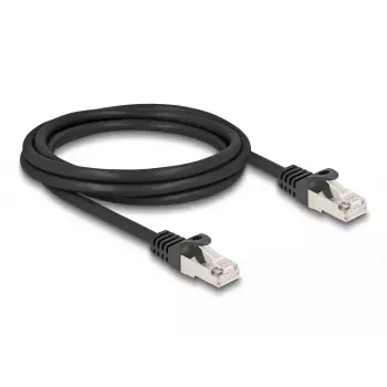 Cable DeLOCK RJ50 macho a RJ50 macho S/FTP 2 m negro