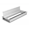 Pasacables DELOCK 66864 para escritorio, plateado, 120×300×28 mm