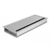 Pasacables DELOCK 66864 para escritorio, plateado, 120×300×28 mm