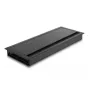 Pasacables DeLOCK para montaje en mesa con cepillo 300 x 120 x 28 mm negro