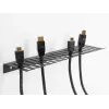 Sujetacables para montaje en pared DELOCK 66887, gris, 90 mm x 25 mm x 0,325 m, 1 ud.