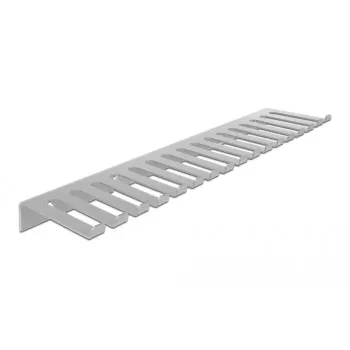 Sujetacables para montaje en pared DELOCK 66887, gris, 90 mm x 25 mm x 0,325 m, 1 ud.