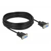 Cable serie DeLOCK 87783 negro 10 m DB-9