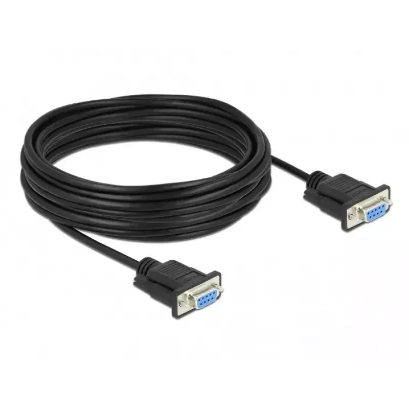 Cable serie DeLOCK 87783 negro 10 m DB-9